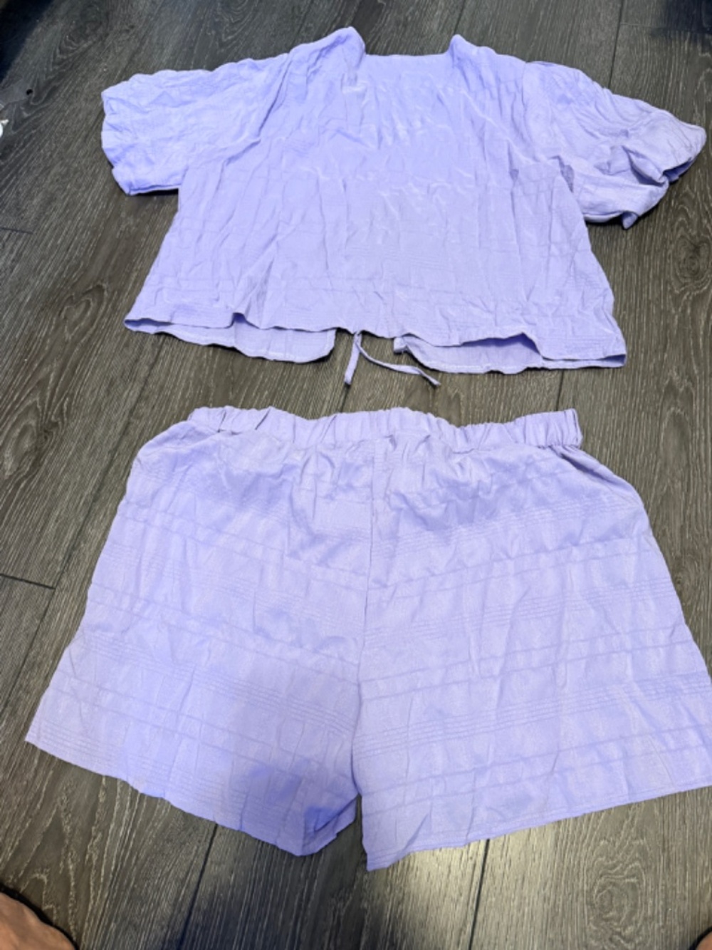Lavender short set - Picture 2 of 3